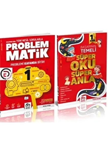 Model Yayınları 1.sınıf Problemmatik-Süper Oku Anla Kampanyalı Set !!!(Ecemdagıtım)