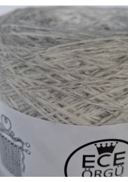 Çok Açık Gri Renkli,bükümlü, %35 Yün - %65 Akrilik Shetland Örgü Ipi (200 Gr.) modelleri
