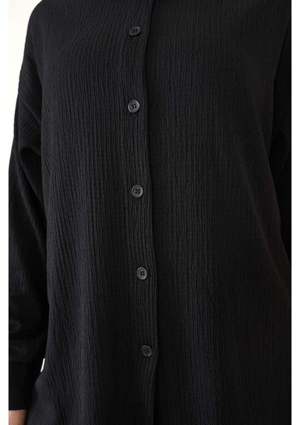 Önü Düğmeli Bürümcük Takım