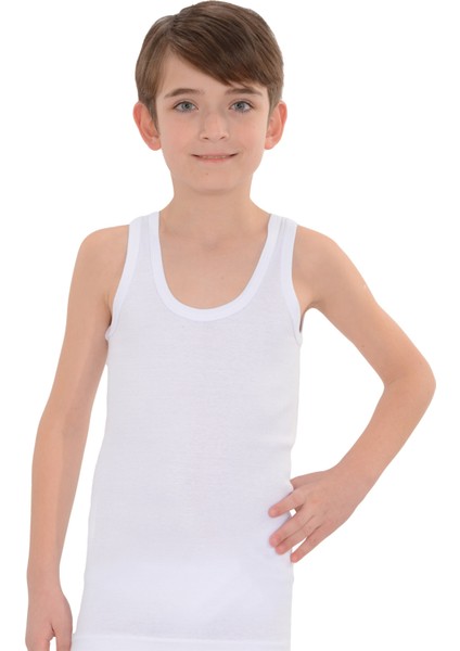 %100 Pamuk Çocuk Ribana Atlet 3310 (6ADET)