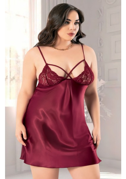 Iç Giyim Miss Laris Saten Büyük Beden Gecelik fiyatları