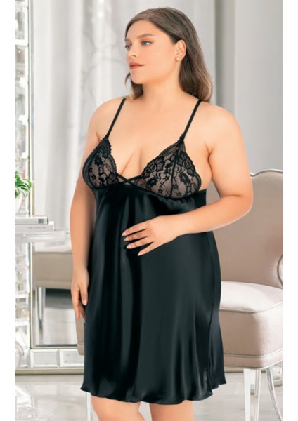 Iç Giyim Miss Laris Saten Büyük Beden Gecelik fiyatları