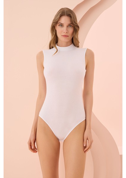 Iç Giyim (3 Adet) Nbb Sıfır Kol Boğazlı Yaka Çıt Çıtlı Body Atlet fiyatları