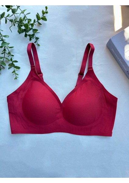 Iç Giyim Ithal Kopçalı Süngerli Desteksiz (Yok Gibi) Sütyen (Yıkama Filesi Hediyeli)