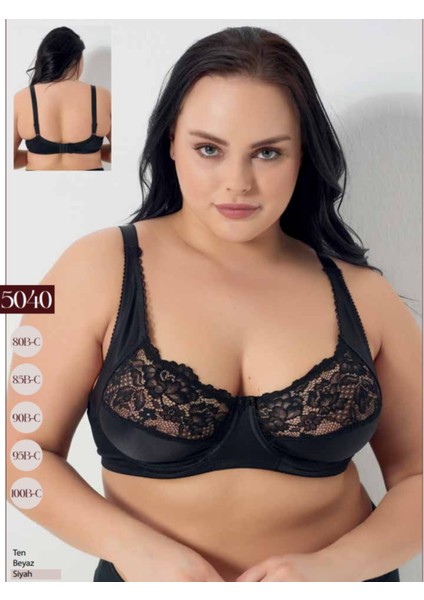 Iç Giyim Godewo Dantelli Toparlayıcı (Minimizer) Balenli Sütyen