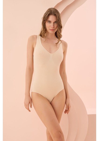Iç Giyim Nbb Ten Rengi Seamless Çıtçıtlı Body Korse fiyatları