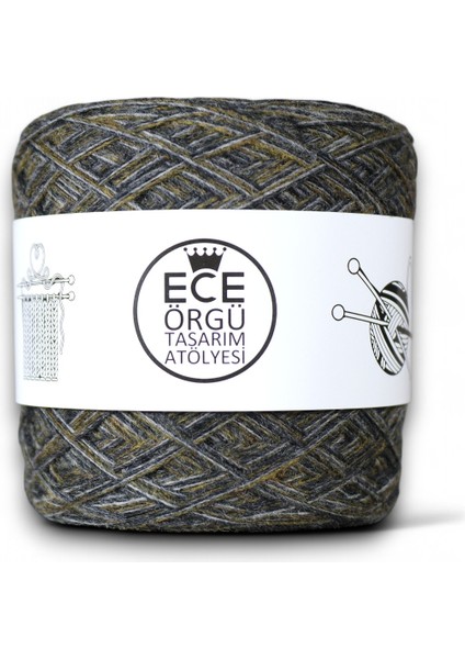 Haki, Gri ve Antrasit Renklerinde 3 Katlı %yüz Yün Örgü Ipi (200 Gr.) fiyatları