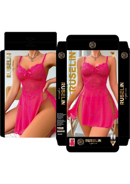 Iç Giyim Ruselin Fantezi Tül Gecelik