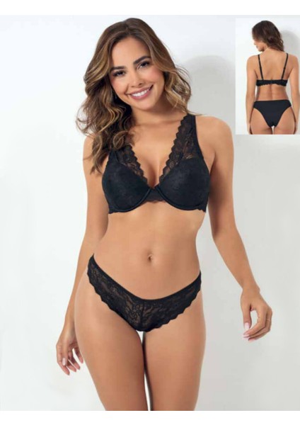 Iç Giyim Godewo Danteli Desteksiz Balenli Takım