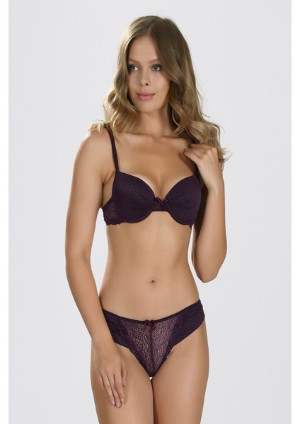 Iç Giyim Nbb Tül Detaylı Sütyen Külot Takım