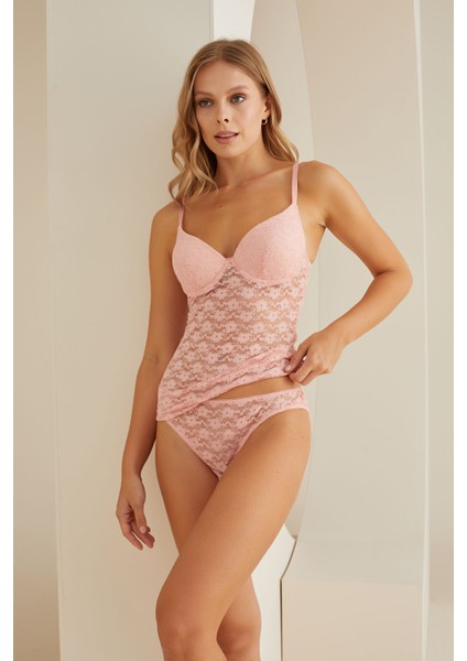 Iç Giyim Nbb Hafif Destekli Sütyen Kaplı Atlet Takım