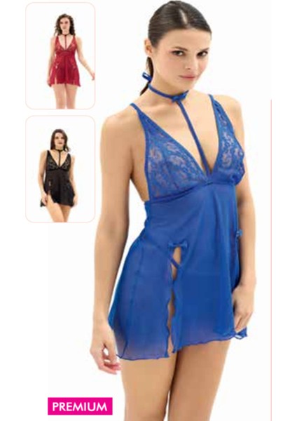 Iç Giyim Moongirl Fantezi Şeffaf Tül Gecelik