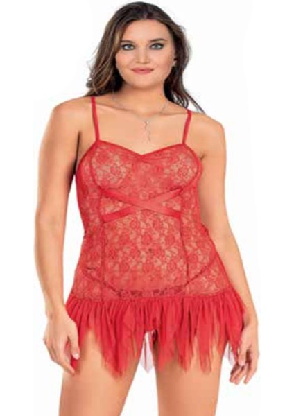 Iç Giyim Moongirl Fantezi Büyük Beden Tül Gecelikler