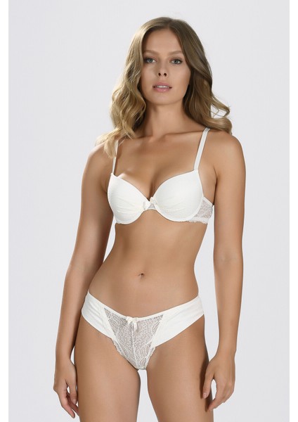 Iç Giyim Nbb Tül Detaylı Sütyen Külot Takım