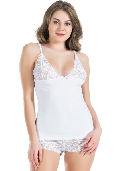 Iç Giyim Derya Kurşun Dantel Işlemeli Alt-Üst Takım