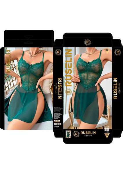 Iç Giyim Ruselin Fantezi Tül Gecelik