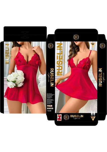 Iç Giyim Ruselin Fantezi Tül Gecelik