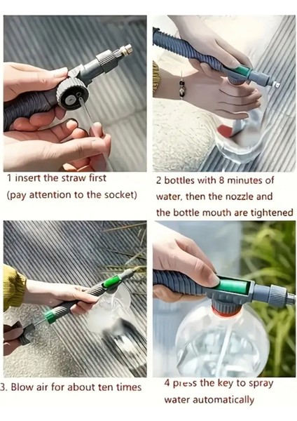 Yüksek Basınçlı Şişe Uyumlu Su Püskürtücü Pompa Su Püskürtme Sulama Başlığı modelleri