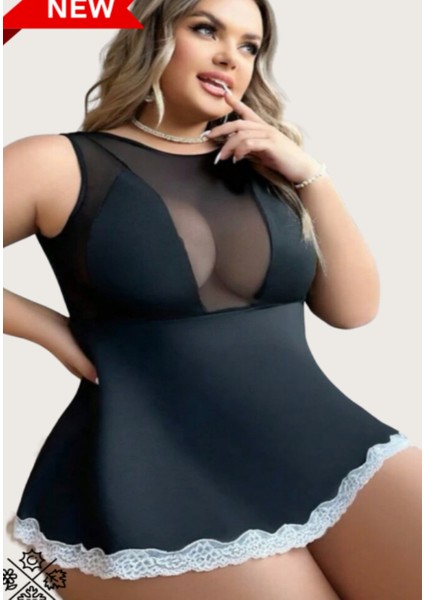 Iç Giyim Anastasia Şık Fantezi Gecelik Büyük Bedenli