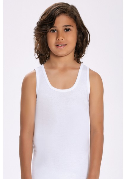 %100 Pamuk Erkek Çocuk Rambo Atlet 3004 (3 Adet)