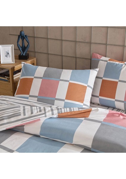 Genç Modası Ranforce Çift Kişilik Nevresim Takımı Loxa Turuncu fiyatları