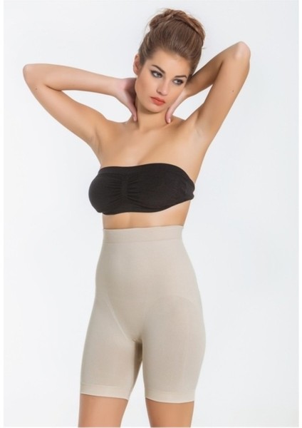 Iç Giyim Miss Fit Paçalı Çift Kat Korse Silikonlu