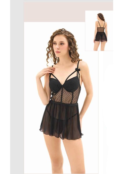 Iç Giyim Moongirl Fantezi Gecelik Takım