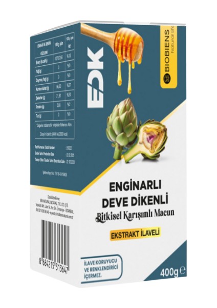 Enginarlı Deve Dikenli Macun 400GR