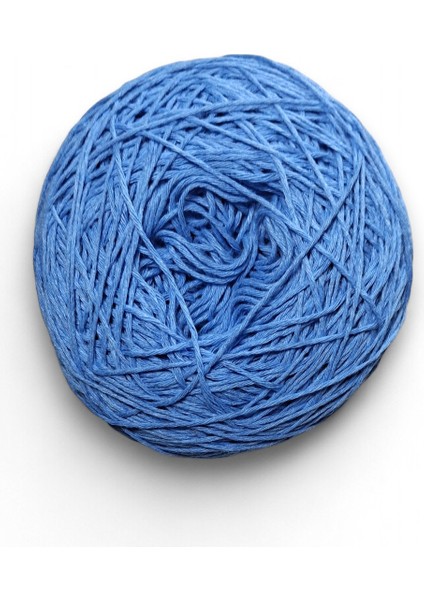 Gök Mavi, Bükümlü %100 Koton Örgü Ipi (200 Gr.) modelleri