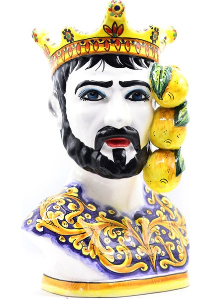 Moor Dekoratif Desenli Büst Heykeli fiyatları