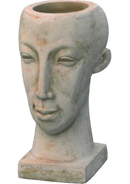 Chen Büst Saksı Kahverengi