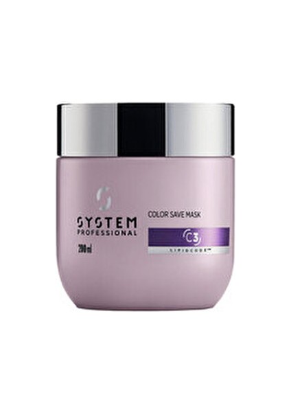 Wella System Professional Color Save C3 Boyalı Saçlar Için Renk Koruyucu Maskes 200ML