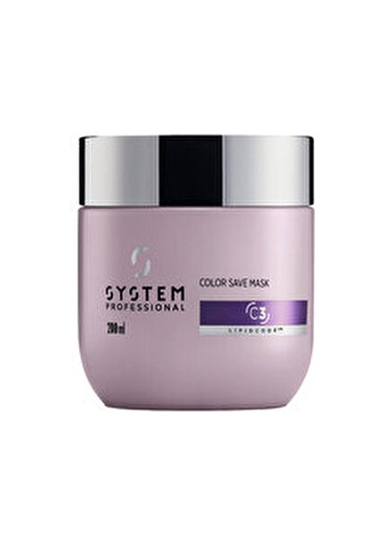 Wella System Professional Color Save C3 Boyalı Saçlar Için Renk Koruyucu Bakım Maskesi 200ML
