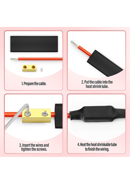 10 Adet 4AWG 60A Kare Hızlı Kablolama Bağlantı Terminali Kablo Konnektörü (Yurt Dışından) indirimleri
