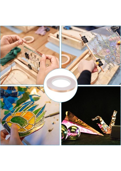 36 Yard 38 Inç Bakır Folyo Bant 3 Rulo Bakır Bant Tek Taraflı (Yurt Dışından) indirimleri