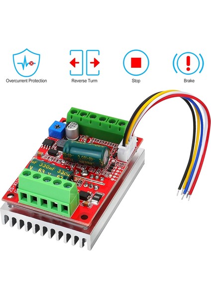 Dc 6-60V Bldc Üç Fazlı Fırçasız Motor Kontrol Cihazı Pwm 12V 24V 48V (Yurt Dışından) indirimleri
