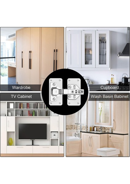 Menteşe Tamir Takımı - Dolap Kapı Menteşe Tamir Plakası Menteşe Sabitleme Plakası (Yurt Dışından) indirimleri