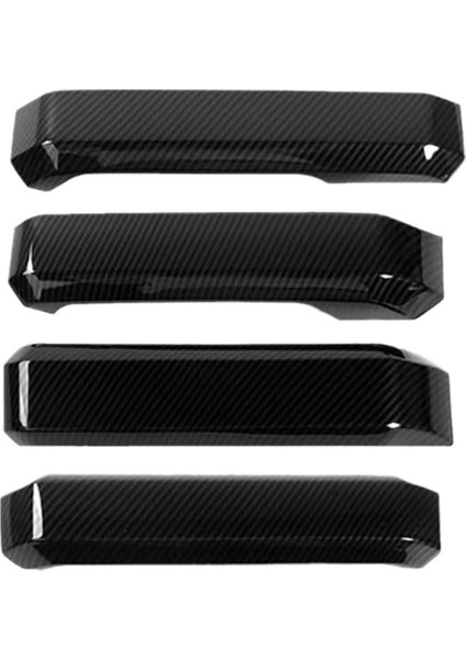 Ford Raptor F150 2015-2020 Iç Modifikasyon Için 1 Set Karbon Fiber Kapı Kolu Dekoratif Kapak (Yurt Dışından)