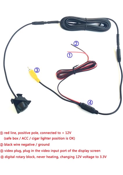 1280X720P Ahd 170DEG Ccd Araba Grille Ön Görünüm Kamera Toyota Için Rav4 XA50 2020 2021 Gece Görme Park Parkı Logo Kamera (Yurt Dışından) modelleri