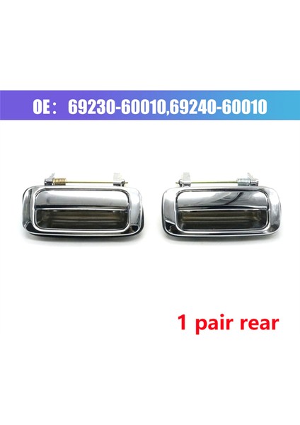 Araba Arka Sol+Sağ Dış Kapı Kolu 69230-60010,69240-60010 Toyota Land Cruiser Için 80 LC80 1991-1997 (Yurt Dışından) fiyatları