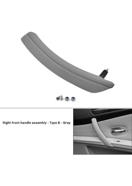 Araba Sağ Tarafı Ön Kapı Iç Çekme Kolu Kol Dayama Kolu Kapak Montajı 51416983672 Bmw E60 E61 2006-2010 Lhd Lhd Gri (Yurt Dışından) fırsatları