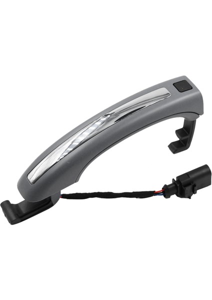 Araba Akıllı Dış Kapı Tutucu 4L0837205B 4L0837207A Audi Q7 Için 2007-2015 Dış Kapı Kolu W/anahtar Düğmesi 4l0 837 205B (Yurt Dışından)