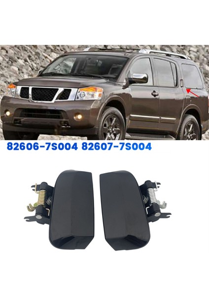 1paır Dış Kapı Tutucu 82606-7S004 82607-7S004 Nissan Armada Için 2004-2015 Araba Arka Kapı Çekme Tolu 826077S008 (Yurt Dışından) fiyatları