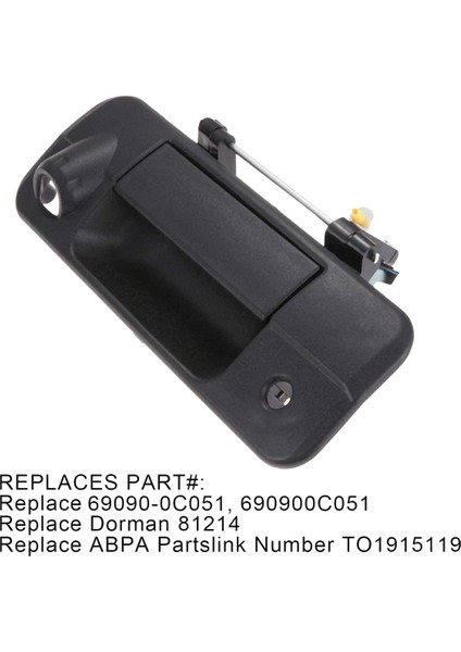 Toyota-Tundra 2007-2013 Için Kamera Anahtar Deliği ile Arka Bagaj Kapağı Tutamağı 69090-0C050 69090-0C051 (Yurt Dışından) indirimleri