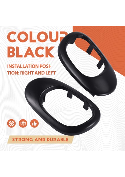 Iç Kulplar Çerçeve Kapak Iç Kapı Tutucu Kabul Kalpi Peugeot 206 207 Citroen C2 Için 9119F2 9119F4 (Yurt Dışından) indirimleri