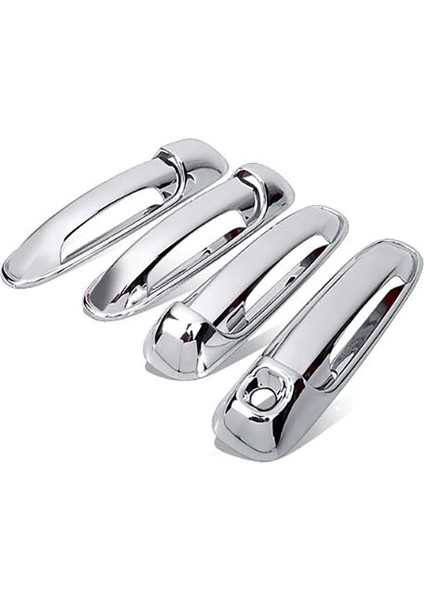 8pcs/set Abs Chrome 4 Kapı Dış Kol Kapağı Kapak Kapakları 2002-2008 Dodge Ram 1500 2500 3500 Araba Stili (Yurt Dışından)