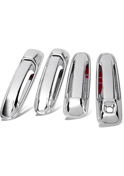 8pcs/set Abs Chrome 4 Kapı Dış Kol Kapağı Kapak Kapakları 2002-2008 Dodge Ram 1500 2500 3500 Araba Stili (Yurt Dışından) modelleri