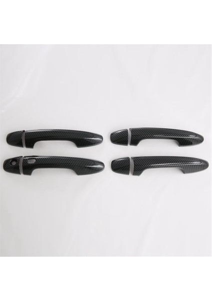 Toyota Hilux Fortuner 2024 Abs Karbon Fiber Araba Kapı Tutma Kapağı Trim Dekorasyon Aksesuarları Tek Delik (Yurt Dışından) fırsatları