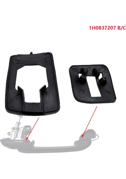 4pcs Ön Arka Dış Kapı Kolu Vw Golf Için Conta Kiti 3 Dönüştürülebilir Varyant 1h 1991-1999 165703120 1H0837209 (Yurt Dışından) indirimleri