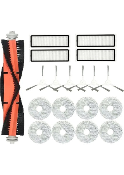 Xiaomi Robot Vakum S10+/S10 Plus Aksesuarlar Ana Yan Fırça Hepa Filtre Mop Bezi Yedek Yedek Parçalar (Yurt Dışından)